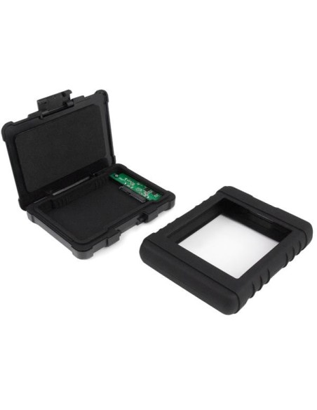 StarTech.com Caja 2.5 USB 3.1 SATA robusta con UASP para disco duro o SSD - Negro S251BRU33
