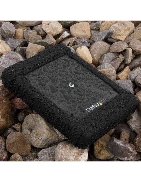 StarTech.com Caja 2.5 USB 3.1 SATA robusta con UASP para disco duro o SSD - Negro S251BRU33