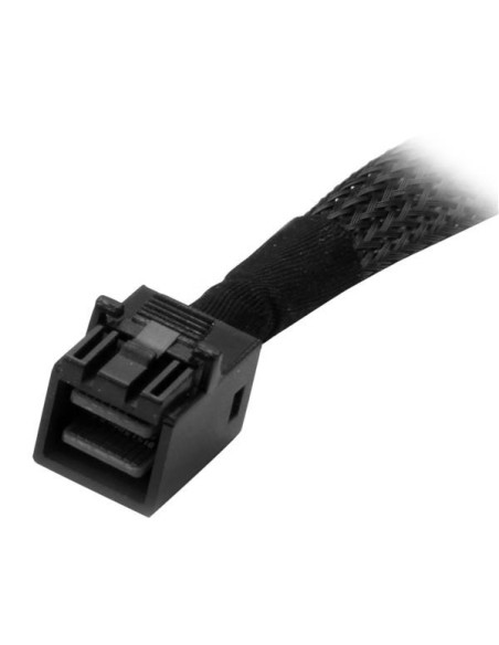 StarTech.com Cable Mini SAS Interno a SATA de 1m - Cable SFF-8643 a 4x SATA - Negro Plata