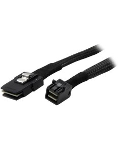 StarTech.com SAS87431M Cable datos Mini-SAS Interno SFF-8087 a SFF-8643 Negro 1m