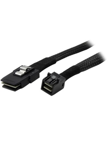 StarTech.com SAS87431M Cable datos Mini-SAS Interno SFF-8087 a SFF-8643 Negro 1m