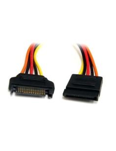 StarTech.com Cable de Alimentación SATA 15 pines a SATA 15 pines Macho Hembra multicolor 30 cm