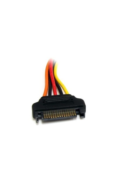 StarTech.com SATAPOWEXT8 Cable de Alimentación SATA 15 pines a SATA 15 pines Macho a Hembra multicolor 20 cm