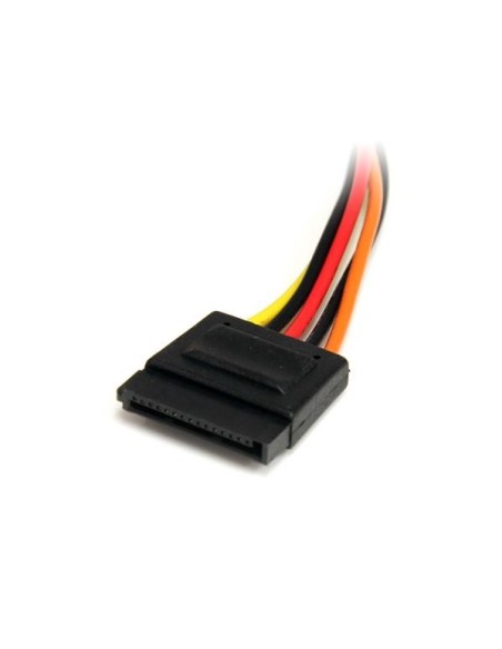 StarTech.com SATAPOWEXT8 Cable de Alimentación SATA 15 pines a SATA 15 pines Macho a Hembra multicolor 20 cm