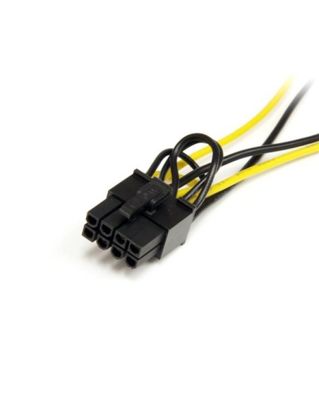 StarTech.com Cable de Alimentación Adaptador SATA a Conector PCIe 8 Pines de Tarjeta Gráfica PCI Express 15cm