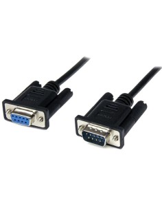StarTech.com Cable 2m Módem Nulo Null Serie Serial DB9 Hembra a Macho - Negro
