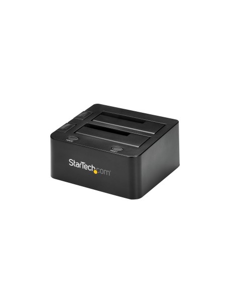 StarTech.com Docking Station USB 3.1 con UASP de 2 BahÍ­as para Disco Duro o SSD SATA de 2.5 o 3.5 Pulgadas - Negro