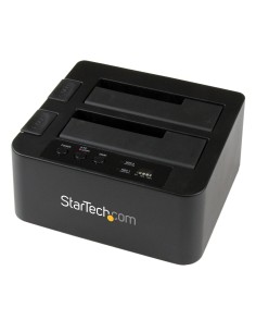 StarTech.com Base USB 3.0 y eSATA Copiadora de Unidades de Disco SATA - Clonador Autónomo SATA de 6Gbps para Copiado de Alta Vel