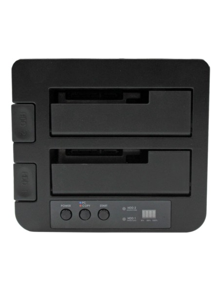 StarTech.com Base USB 3.0 y eSATA Copiadora de Unidades de Disco SATA - Clonador Autónomo SATA de 6Gbps para Copiado de Alta Vel