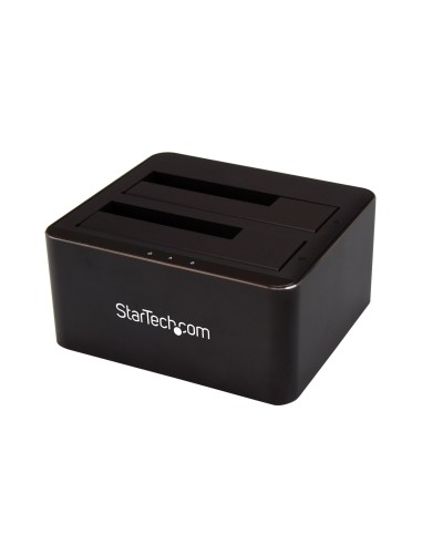 StarTech.com Docking Station USB 3.1 de 2 BahÍ­as SATA de 2,5 o 3,5 Pulgadas para SSD o Disco Duro Base de Conexión para Unidade