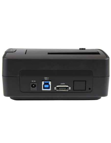 StarTech.com Docking Station USB 3.1 para Unidades SATA de 2.5 y 3.5 Pulgadas - Replicador de Puertos USB-A USB-C o eSATA - Negr