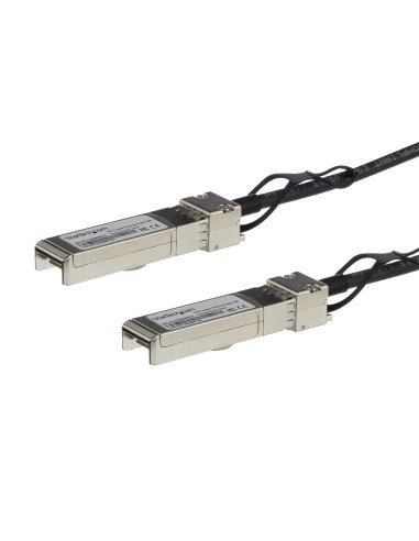 StarTech.com Cable de 5m SFP+ Direct-Attach Twinax MSA - 10 GbE Macho a Macho - Negro