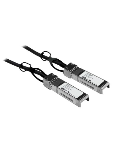 StarTech.com Cable de 5m SFP+ Direct Attach Twinax Pasivo Ethernet de 10 Gigabits Compatible con Cisco SFP-H10GB-CU5M - 10 GbE -