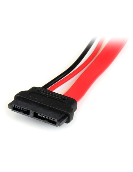 StarTech.com Adaptador Cable SATA 15cm Slimline SATA con Alimentación Corriente - Hembra a Macho