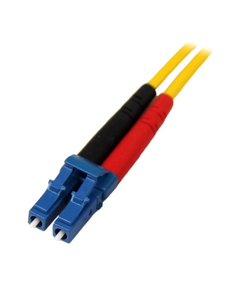 StarTech.com Cable de Red de 4m Monomodo Duplex Fibra Optica LC-LC 9 125 Macho a Macho -  Amarilo