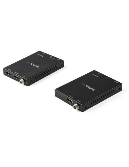 StarTech.com Juego Extensor HDMI por CAT6 - Alargador Balun 4K 60Hz - Negro