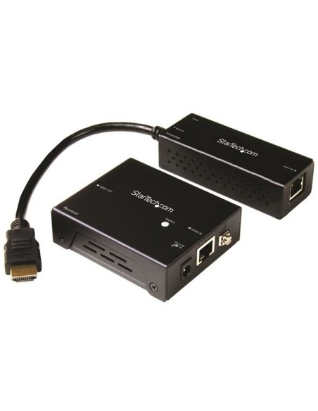 StarTech.com Kit Extensor con Transmisor Compacto - HDMI por Cat5 - Hasta 4K Negro