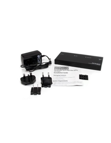 StarTech.com Multiplicador HDMI de 2 puertos y amplificador de señal - Splitter - 1920x1200 -1080p
