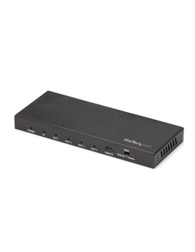 StarTech.com Splitter HDMI de 4 Puertos 60Hz - Negro
