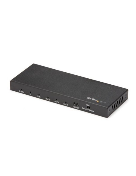 StarTech.com Splitter HDMI de 4 Puertos 60Hz - Negro