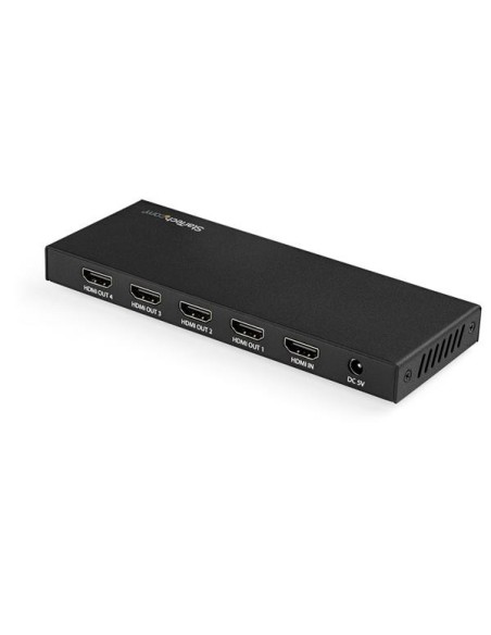 StarTech.com Splitter HDMI de 4 Puertos 60Hz - Negro
