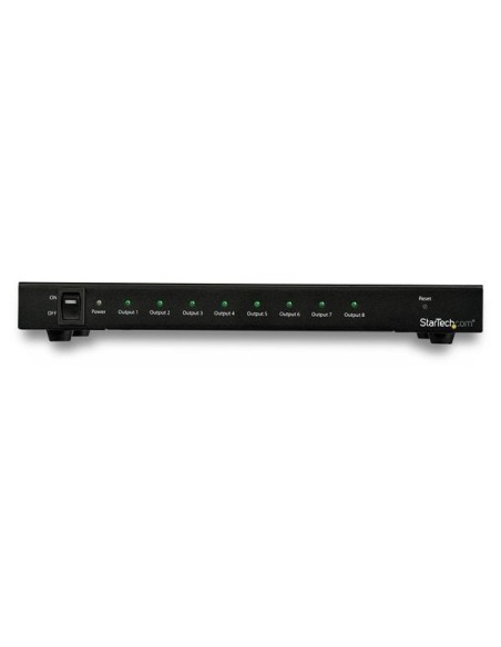 StarTech.com Divisor Splitter HDMI de 8 Puertos - 4K 60Hz con Audio 7.1 - Negro