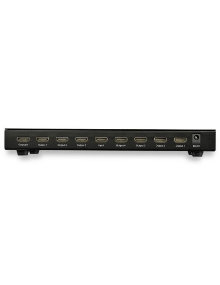 StarTech.com Divisor Splitter HDMI de 8 Puertos - 4K 60Hz con Audio 7.1 - Negro