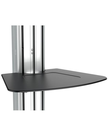 StarTech.com Carro de Transporte para Televisor de 32 a 70 Pulgadas - Carrito AV Móvil Mesa Rodante para TV VESA con Ajuste de u