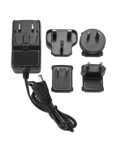 StarTech.com Adaptador de Alimentación Universal de 12V de DC 2 Amperios Adaptador de Corriente de Repuesto Negro