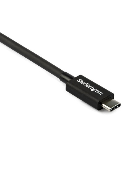 StarTech.com Cable de 0.8m Thunderbolt 3 USB-C 40Gbps - Compatible con Thunderbolt y USB - Negro