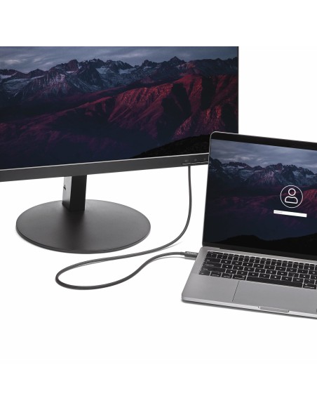 StarTech.com Cable de 2m Thunderbolt 3 USB-C 20Gbps - Compatible con Thunderbolt, DisplayPort y USB - Negro