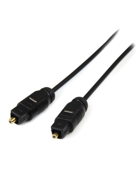 StarTech.com Cable 4.5m TosLink Audio Digital Optico SPDIF Delgado - Negro