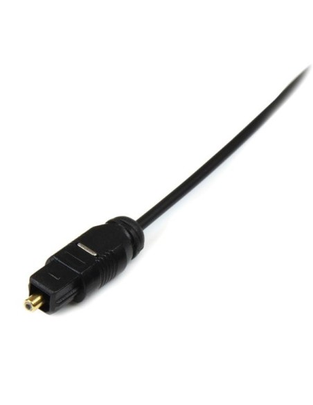 StarTech.com Cable 4.5m TosLink Audio Digital Optico SPDIF Delgado - Negro
