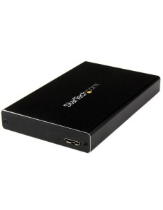 StarTech.com Caja USB 3.0 con UASP Universal para Disco Duro SATA III o IDE PATA de 2,5 Pulgadas - Negro