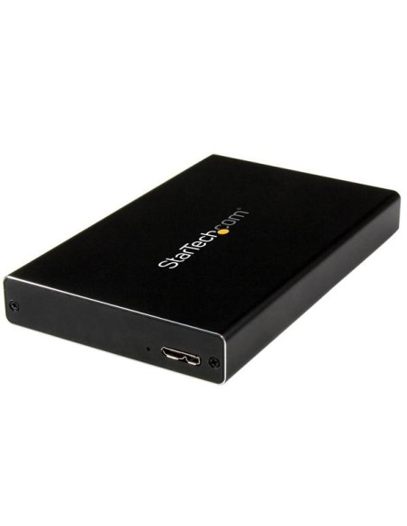 StarTech.com Caja USB 3.0 con UASP Universal para Disco Duro SATA III o IDE PATA de 2,5 Pulgadas - Negro