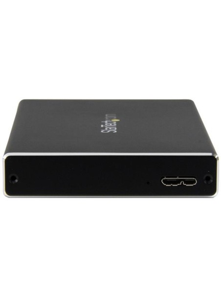 StarTech.com Caja USB 3.0 con UASP Universal para Disco Duro SATA III o IDE PATA de 2,5 Pulgadas - Negro