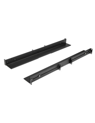 StarTech.com Rieles 1U para Rack de Servidores con Profundidad Ajustable - Negro