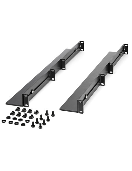 StarTech.com Rieles 1U para Rack de Servidores con Profundidad Ajustable - Negro