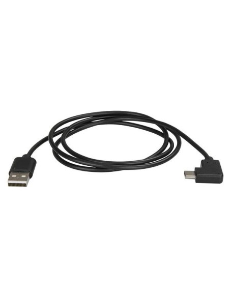 StarTech.com Cable de 1m USB-A a USB-C Acodado a la Derecha - Macho a Macho - Negro