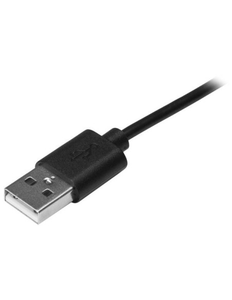 StarTech.com Cable Adaptador de 4m USB-C a USB-A - USB 2.0 - Certificado - Cable Cargador Negro