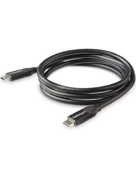 StarTech.com Cable de 1m USB-C a USB-C Macho a Macho con capacidad para Entrega de Alimentación de 5A - Cable de Carga USB-C - N