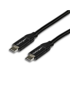 StarTech.com Cable de 2m USB-C a USB-C Macho a Macho con capacidad para Entrega de Alimentación de 5A - USB TipoC - Cable de Car