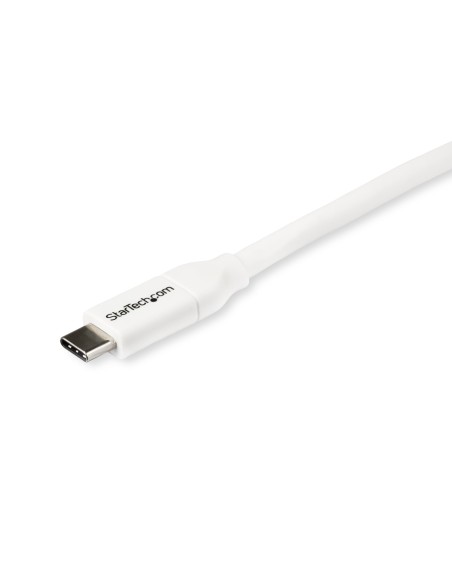 StarTech.com Cable de 2m USB-C a USB-C Macho a Macho con capacidad para Entrega de Alimentación de 5A - Cable de Carga USB-C - B