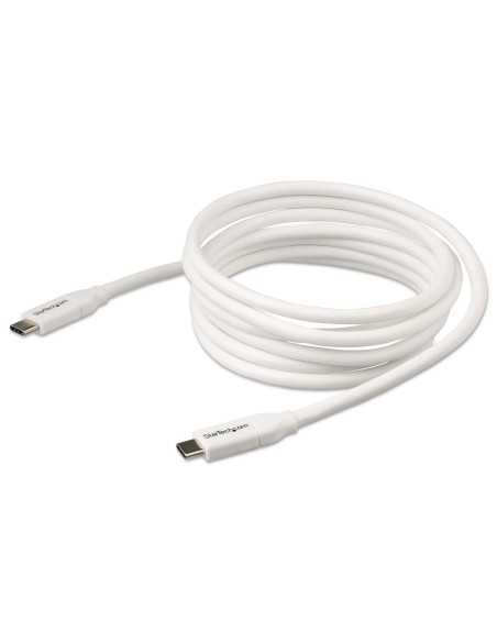 StarTech.com Cable de 2m USB-C a USB-C Macho a Macho con capacidad para Entrega de Alimentación de 5A - Cable de Carga USB-C - B