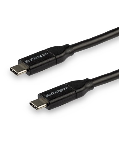 StarTech.com Cable de 3m USB-C a USB-C Macho a Macho con capacidad para Entrega de Alimentación de 5A - Cable de Carga USBC - Ne