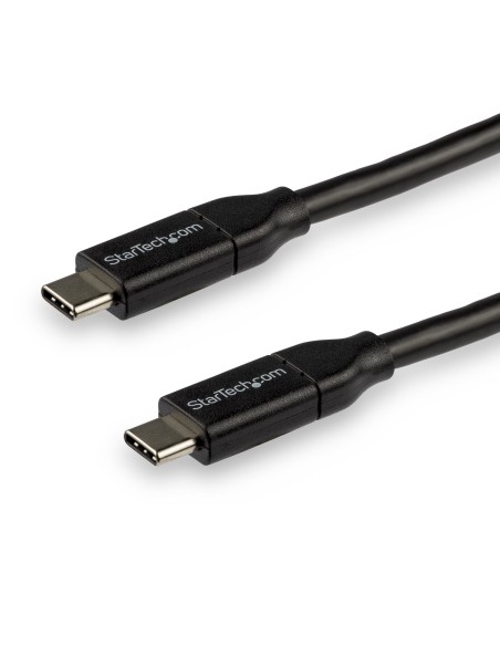 StarTech.com Cable de 3m USB-C a USB-C Macho a Macho con capacidad para Entrega de Alimentación de 5A - Cable de Carga USBC - Ne