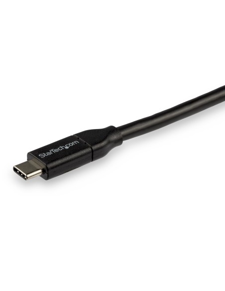 StarTech.com Cable de 3m USB-C a USB-C Macho a Macho con capacidad para Entrega de Alimentación de 5A - Cable de Carga USBC - Ne