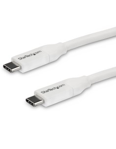 StarTech.com Cable 4m USB-C a USB-C Macho a Macho con capacidad para Entrega de Alimentación de 5A - Cable de Carga USBC - USB 2