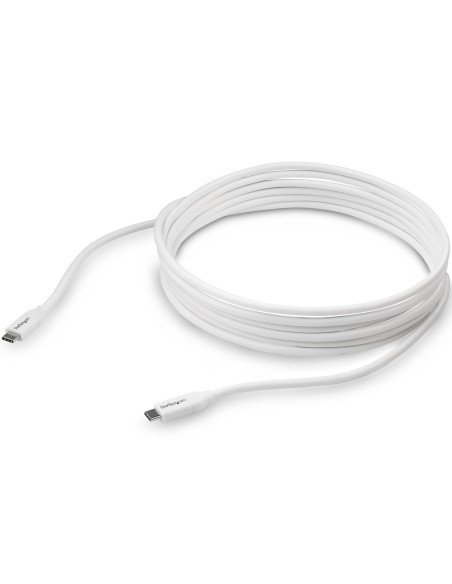 StarTech.com Cable 4m USB-C a USB-C Macho a Macho con capacidad para Entrega de Alimentación de 5A - Cable de Carga USBC - USB 2