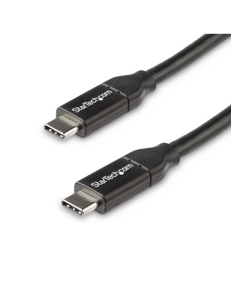 StarTech.com Cable de 50cm USB-C a USB-C Macho a Macho con capacidad para Entrega de Alimentación de 5A - Cable de Carga USBC - 